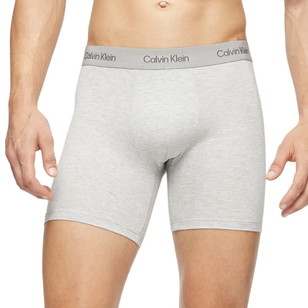 NWT Calvin Klein Gray Boxer Briefs Ultra Soft